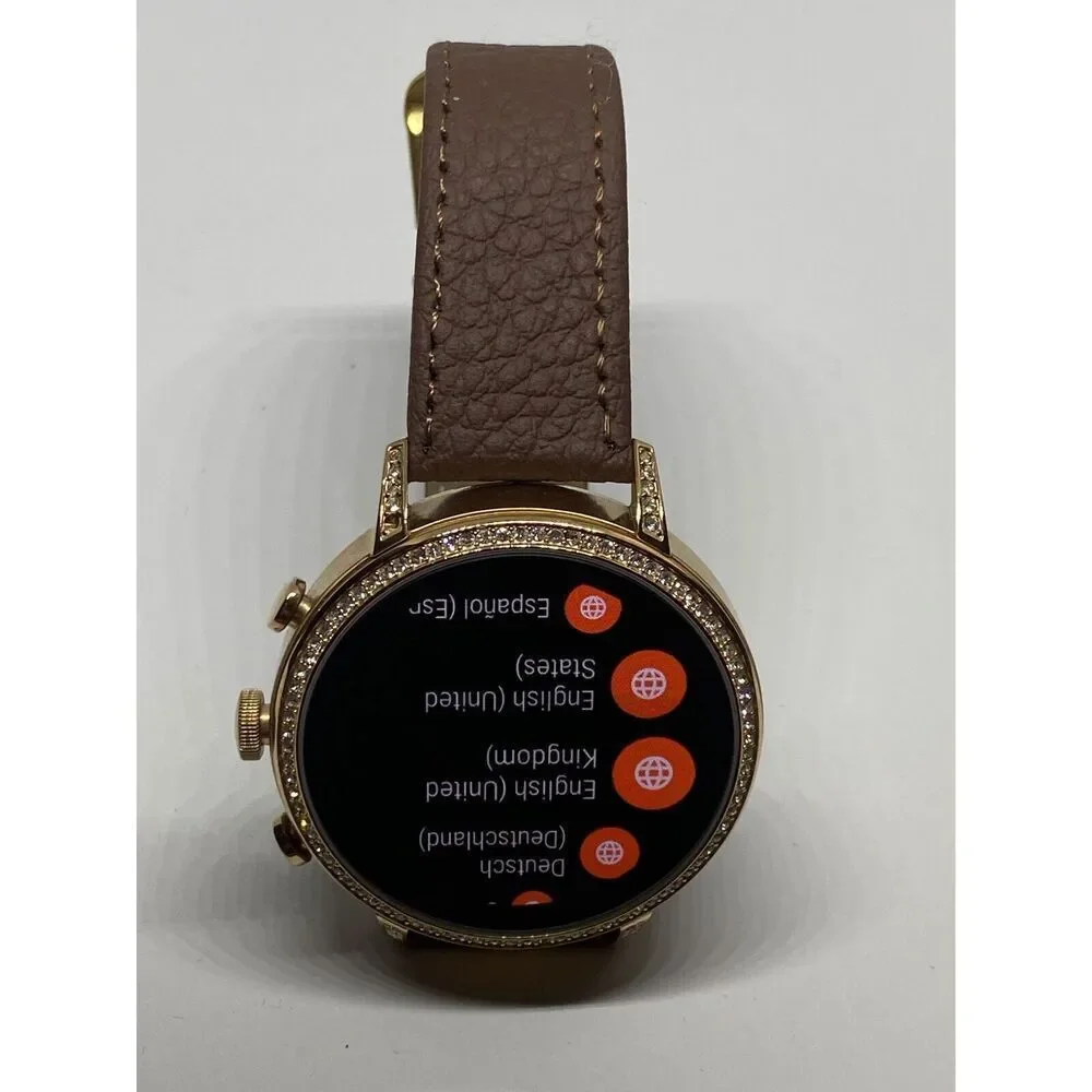 Fossil Gen 4 Authentic Digital Dial Smart Watch Custom Band FTW6015 AB373